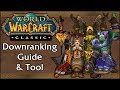 Classic WoW Downranking Guide & Tool