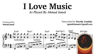 Ahmad Jamal Plays I Love Music