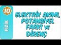 10. Sınıf Fizik | Elektrik Akımı, Potansiyel Farkı ve Direnç