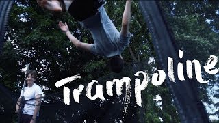 EPIC BACKYARD TRAMPOLINE TRICKS