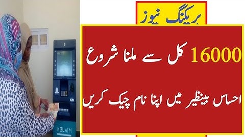 Ehsas program New update 2022|| Ehsas program 16000 check today online 786 program registration||