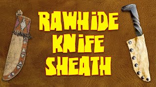 DIY Rawhide Knife Sheath