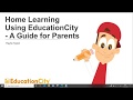 Apprentissage  domicile avec educationcity  webinaire dun guide pour les parents