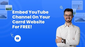 How to embed YouTube Channel on Carrd FOR FREE? #free #embed #youtube #carrd