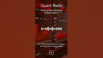 Practical Beta Hedging Implementation #finance #trading #investing