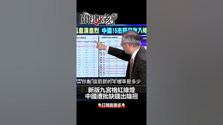 中國紅綠燈「新版九宮格」遭批缺錢出陰招？！@ebcCTime #shorts
