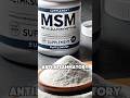 MSM Benefits. MSM Dose. MSM for Skin. MSM For Joint. MSM for Fatigue.  #supplements #wellness