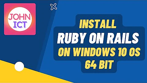 Install Ruby on Rails on Windows 10 64 Bit