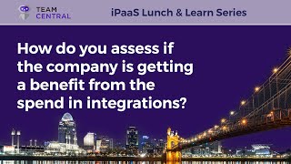 Question 8 iPaaS Spend - TeamCentral No-Code iPaaS Panel