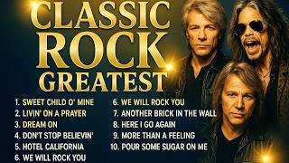 Classic Rock Greatest Legends Nonstop Album | Guns N' Roses, Bon