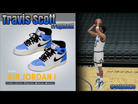 Fragment Travis Scott Jordan 2k21 Nba 2k21 Myteam Shoes NBA 2K21