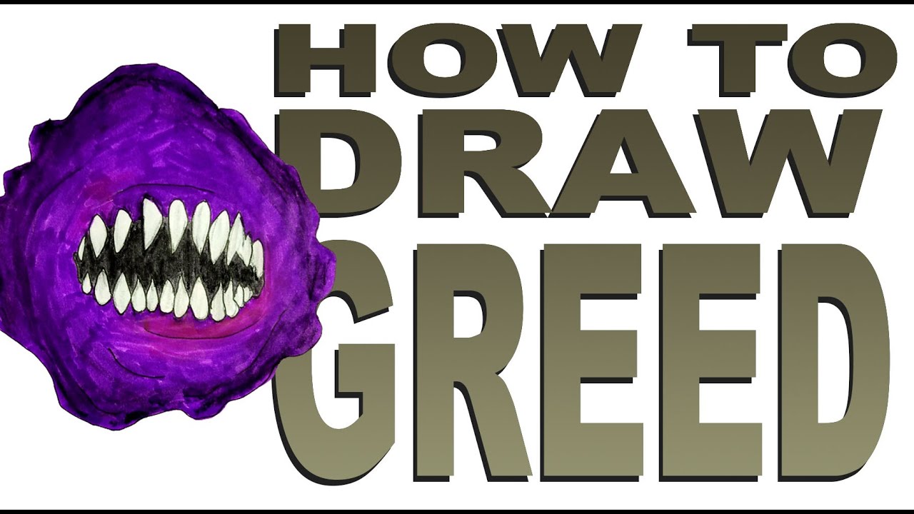 How to draw Greed (Doors) 