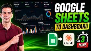 Turn Google Sheets Data into a Stunning Dashboard with Claude AI in 3 minutes