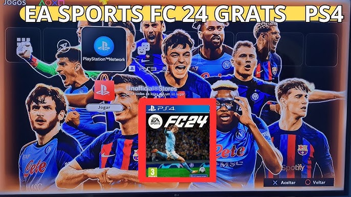 PS4 com muitos jogos e ainda rodando FIFA 24 #shorts 