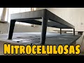 Pintando madera con productos Nitrocelulosa (bien explicando)