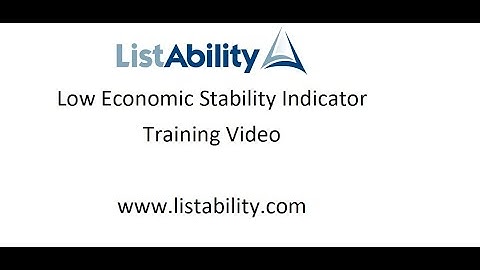 Low Economic Stability List: ListAbility