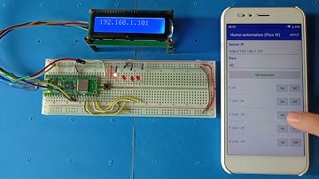 Raspberry Pi Pico W : Home automation using Wifi (Python)