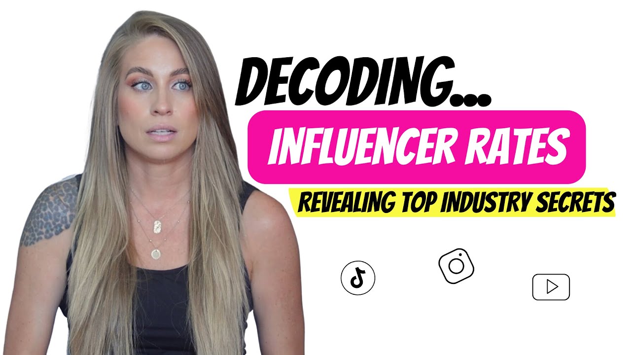 Decoding Influencer Rates Revealing TOP Industry Secrets YouTube