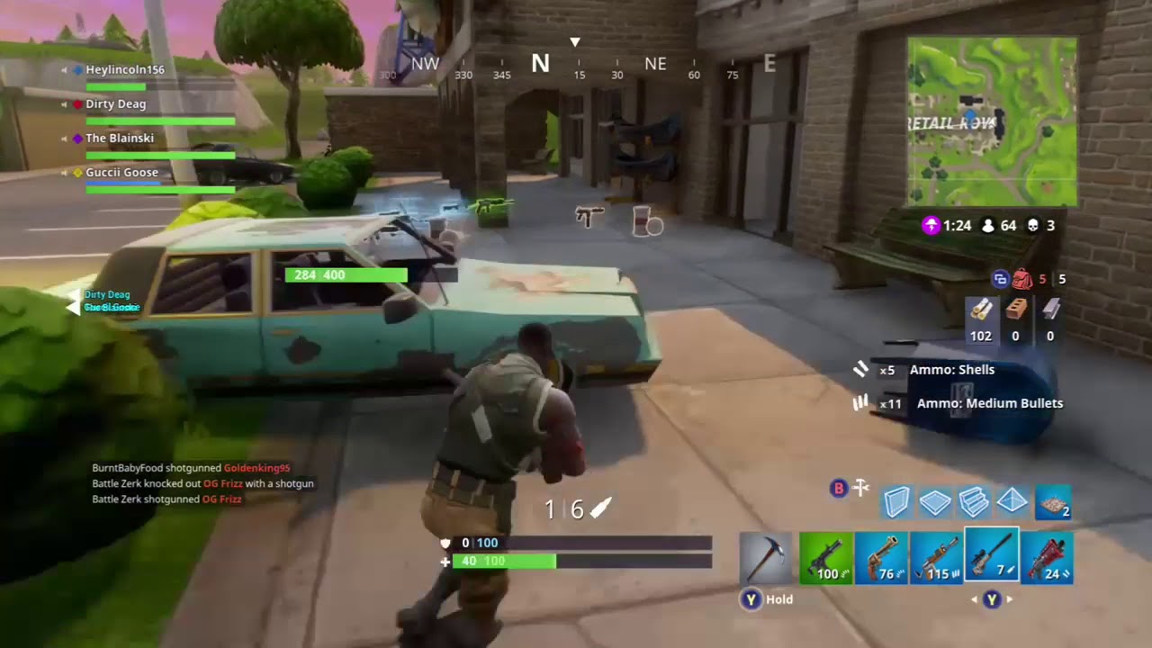 Silenced SMG Fortnite Gameplay