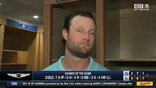 Gerrit Cole on allowing 4 homers in loss to San Diego screenshot 5