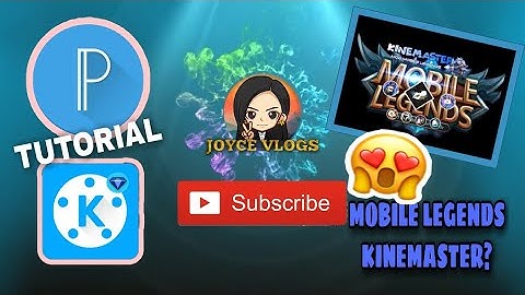 BASIC INTRO NAME WITH LOGO IN KINEMASTER MOBILE LEGENDS || PIXELLAB || TUTORIAL