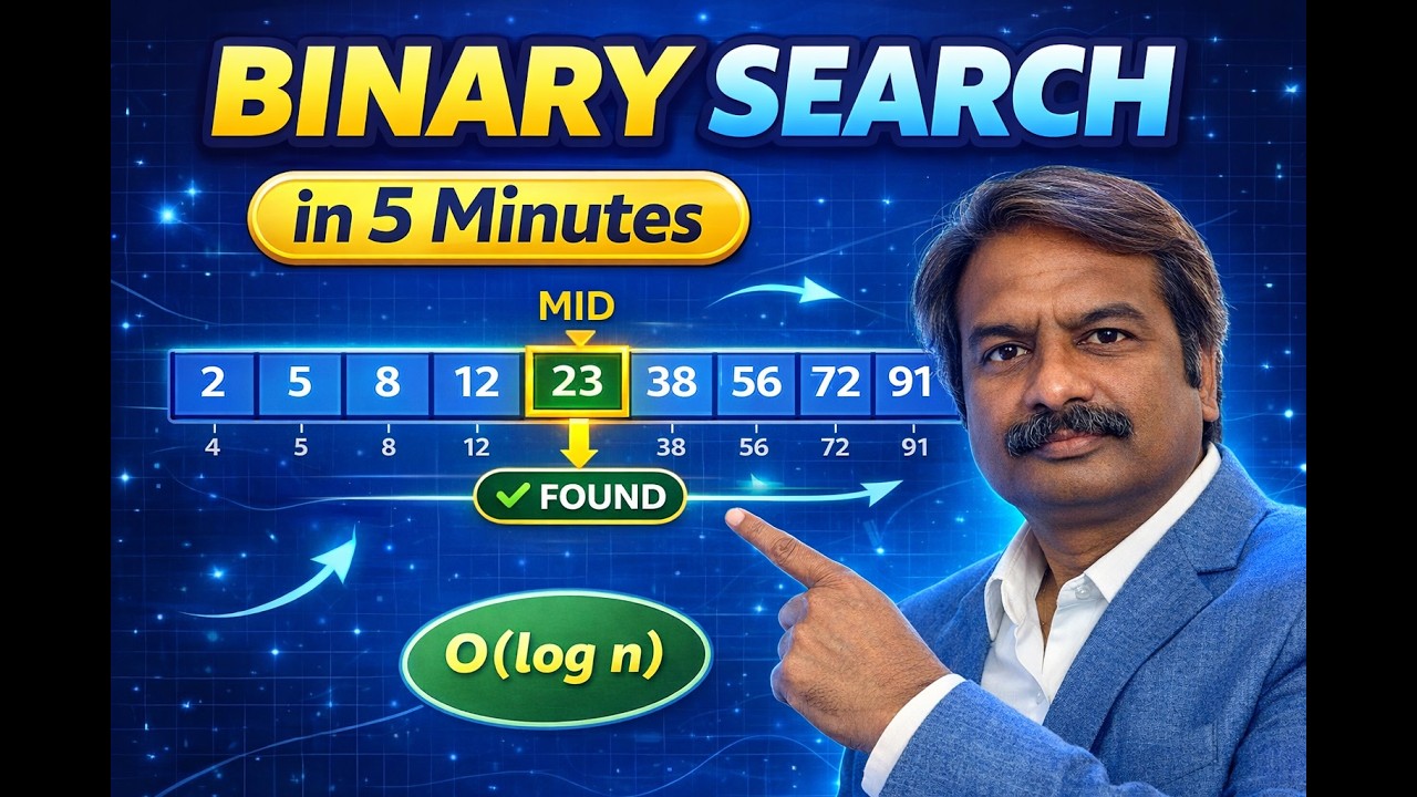 Binary Search Algorithm Explained (Step-by-Step) | Data Structures ...