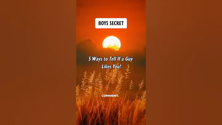 5 Ways to Tell If a Guy Likes You! Boys Secret #shorts #psychologyfacts