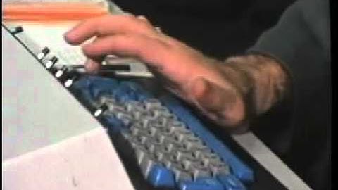 Early IBM Data Punch Card System