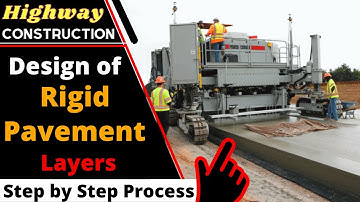 Design of Rigid Pavement | Rigid Pavement | Rigid road pavement layers || By CivilGuruji