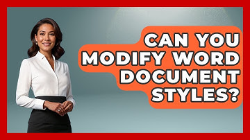 Can You Modify Word Document Styles? - Docs and Sheets Pro