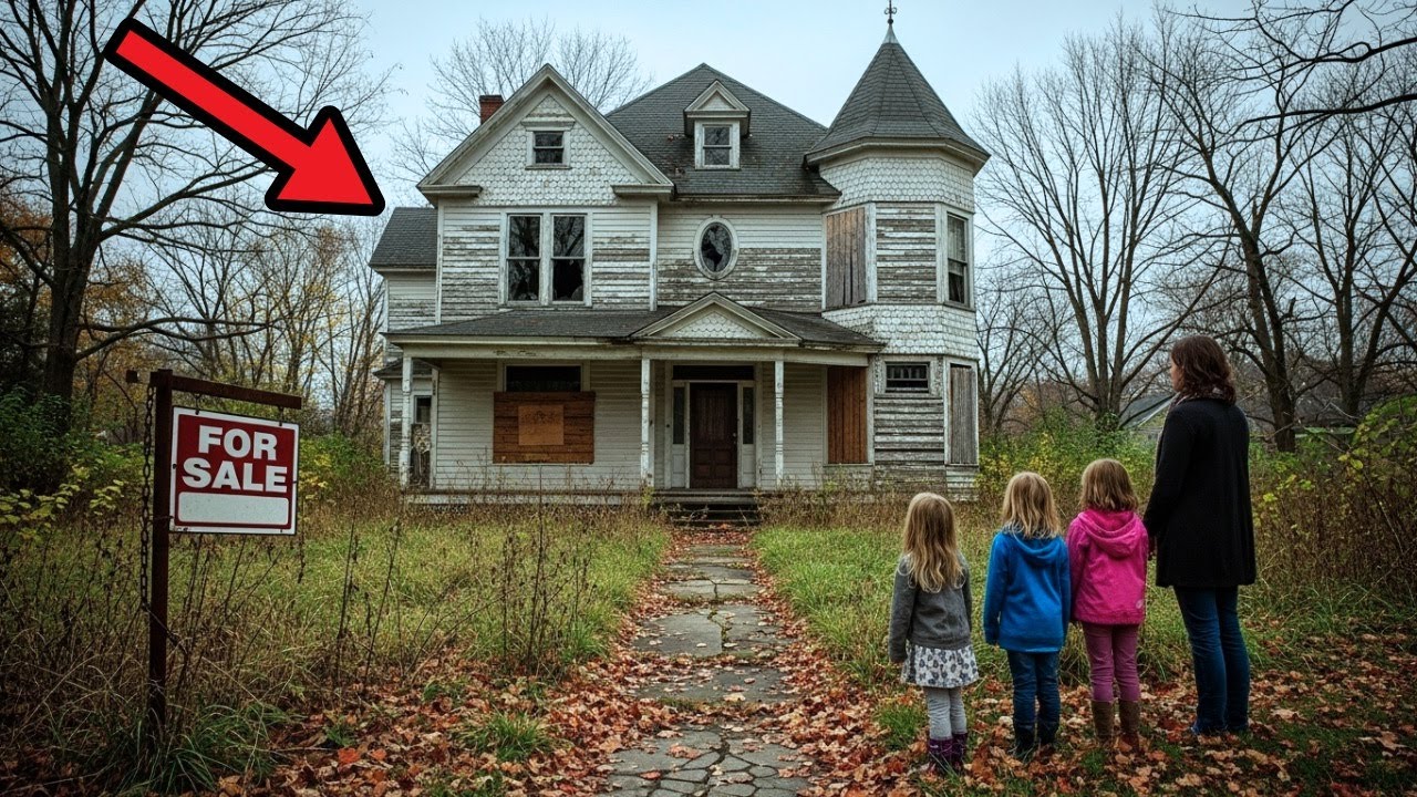 "It looks haunted!" |Single Mom Buys $1 Abandoned House and Discovers $50 Million Secret in Basement