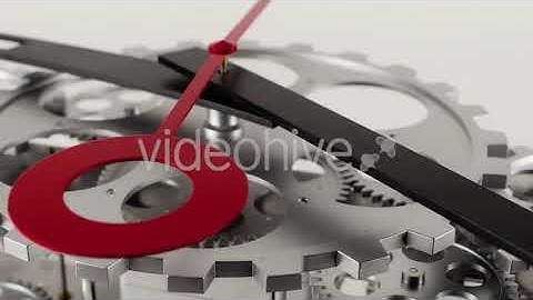 Clock Face With Cogs And Dials 4 | Stock Footage - Envato elements