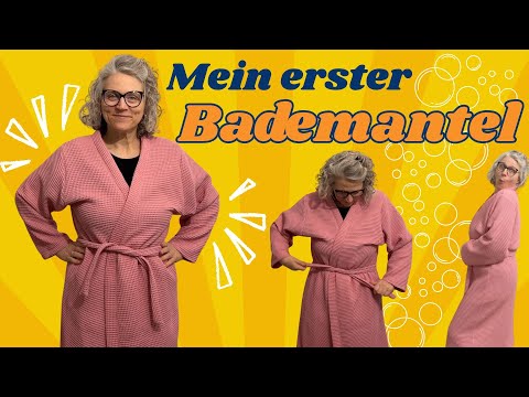 My first bathrobe ✂️ – sewn with only 2 measurements & completely stress-free!