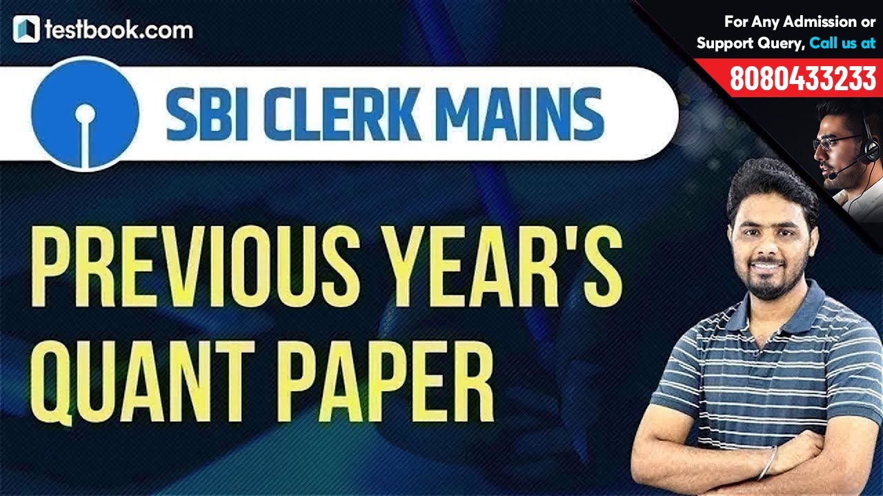 Math Questions from SBI Clerk Mains Previous Year Papers | Crack SBI ...