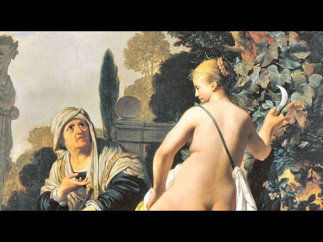 Immagini del noto mito di Pomona e Vertumno