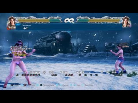 Julia Combos: b+1+2 and CH f+3,4 Using df+3+4 TEKKEN™7 S3.32