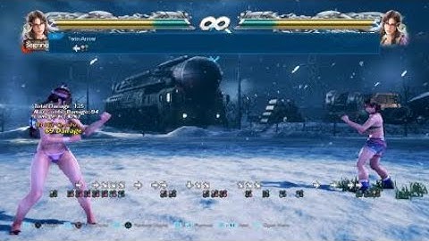 Julia Combos: b+1+2 and CH f+3,4 Using df+3+4 TEKKEN™7 S3.32