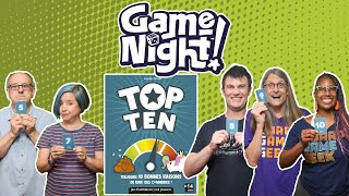 Top Ten - GameNight! Se10 Ep9 - How to Play and Playthrough