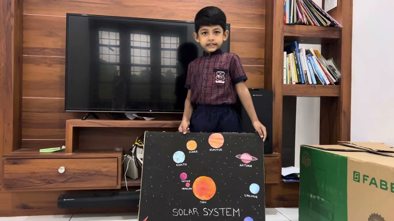 Solar System | Show and tell competition 🥰Planets 