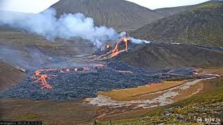 TIMELAPSE: Eruption in Fagradalsfjall (Iceland) Part 2