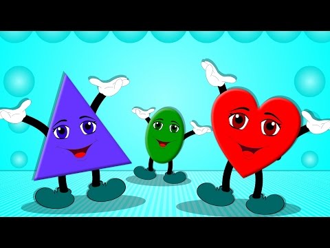 The Shapes Song Shapes Colors Song Learn Shapes Shapes Songs For Kids 