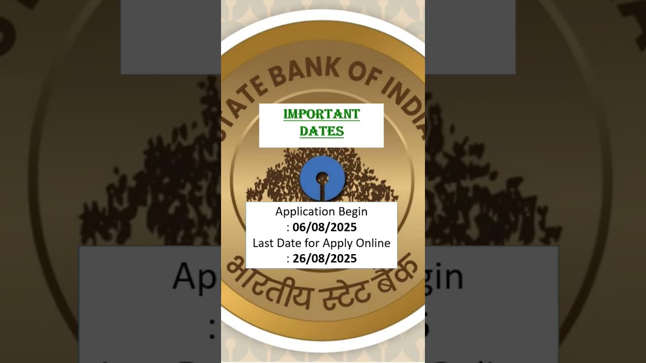 SBI Junior Associates (Customer Support & Sales) Clerk Recruitment 2025