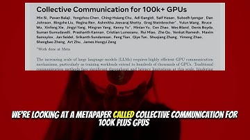 Collective Communication for 100k+ GPUs (Oct 2025)