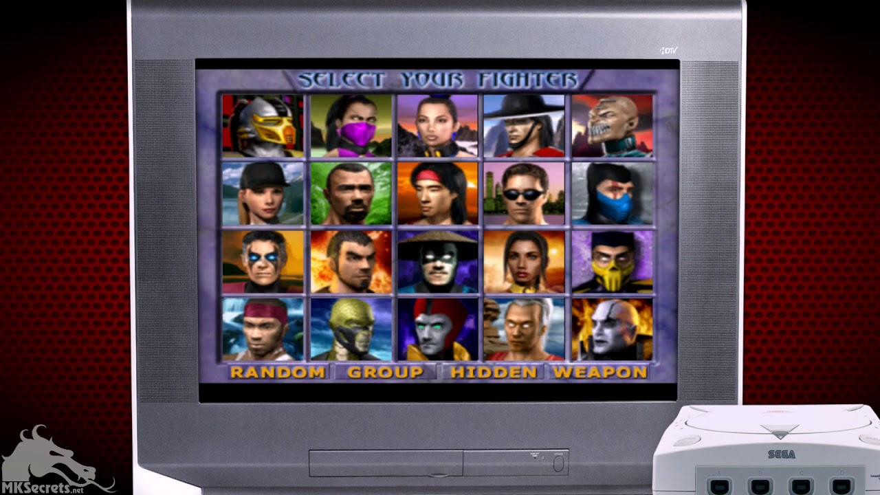 Dreamcast - Mortal Kombat Gold - Mugshots - The Spriters Resource