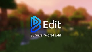 Blue Edit (Survival World Edit) - Allow your users to build fast in survival - Minecraft Plugin