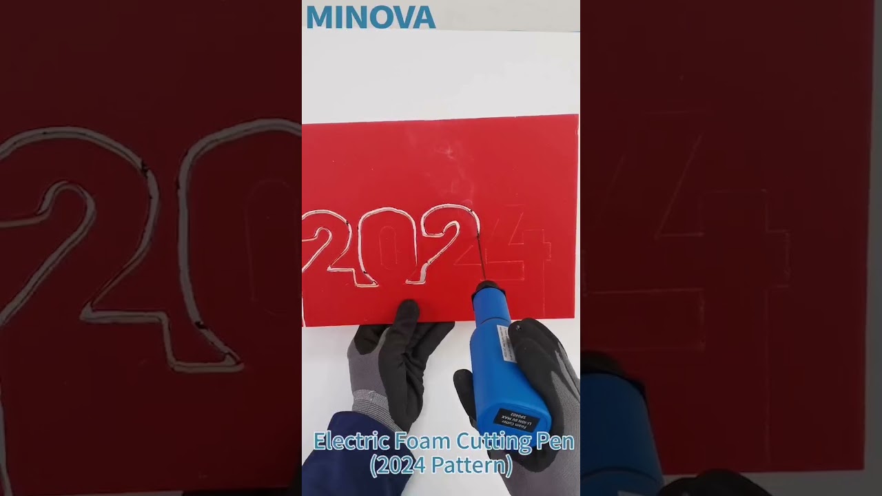 Happy New Year 2024！！（MINOVA Electric Foam Cutting Pen）