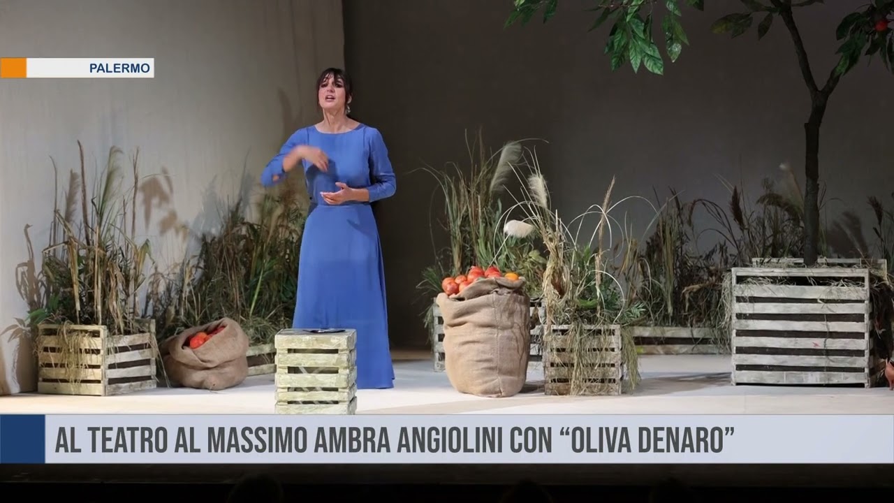 Palermo. Al Teatro Al Massimo Ambra Angiolini con “Oliva Denaro”