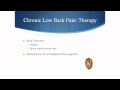 Management of Low Back Pain