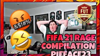 PIEFACE23 FUNNY RAGE COMPILATION #4 - FIFA21