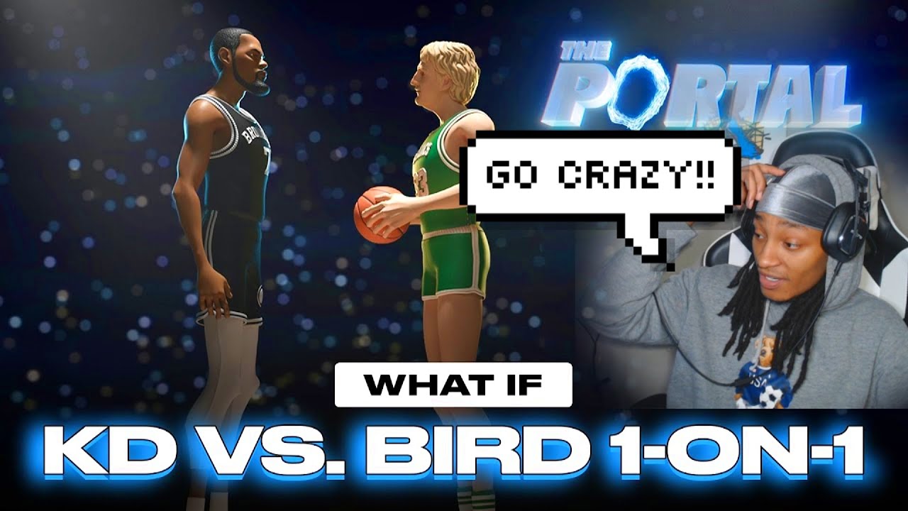 " REACTION " 👀 Kevin Durant vs Larry Bird Prime 1 on 1